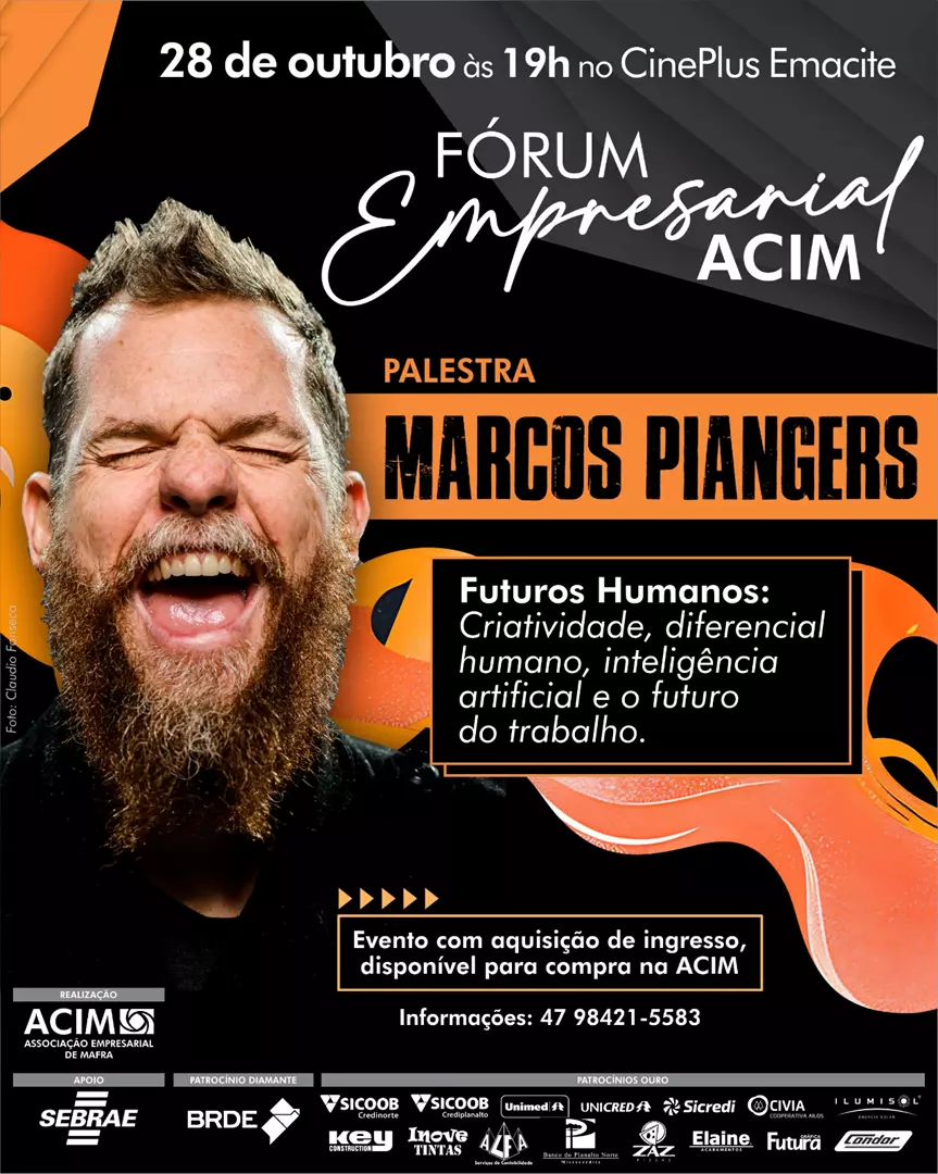 Fórum Empresarial ACIM destaca tendências inovadoras com palestra de Marcos Piangers